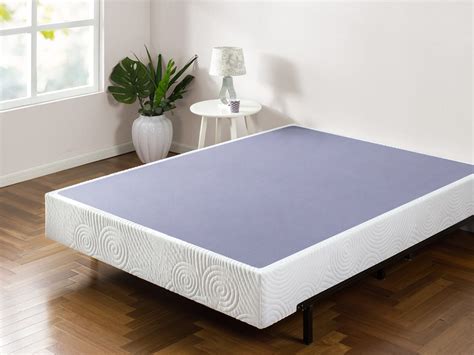 metal box spring wood|thick cushion padded box spring.